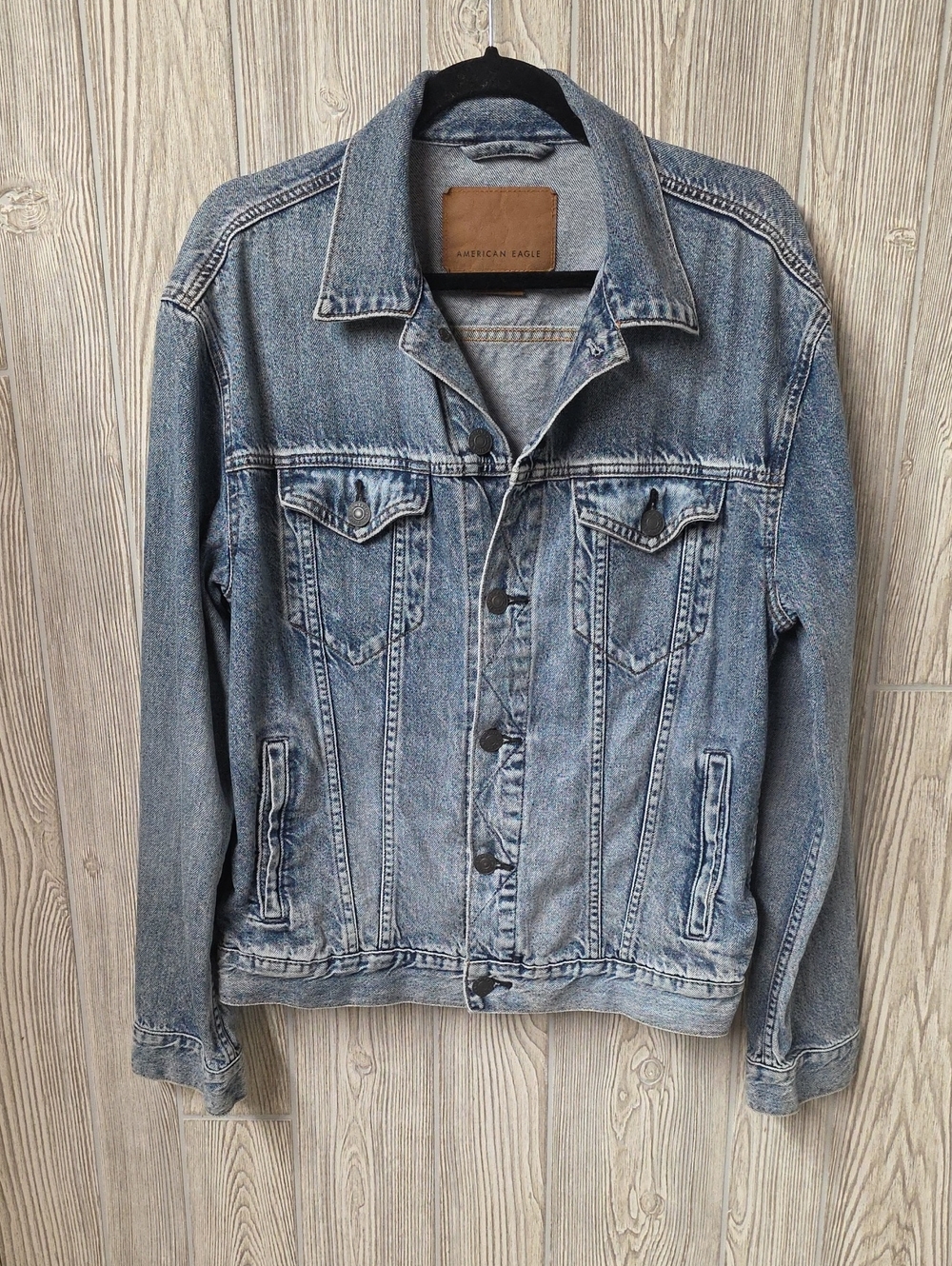American Eagle Relaxed Denim Jean Jacket Mens Size Medium